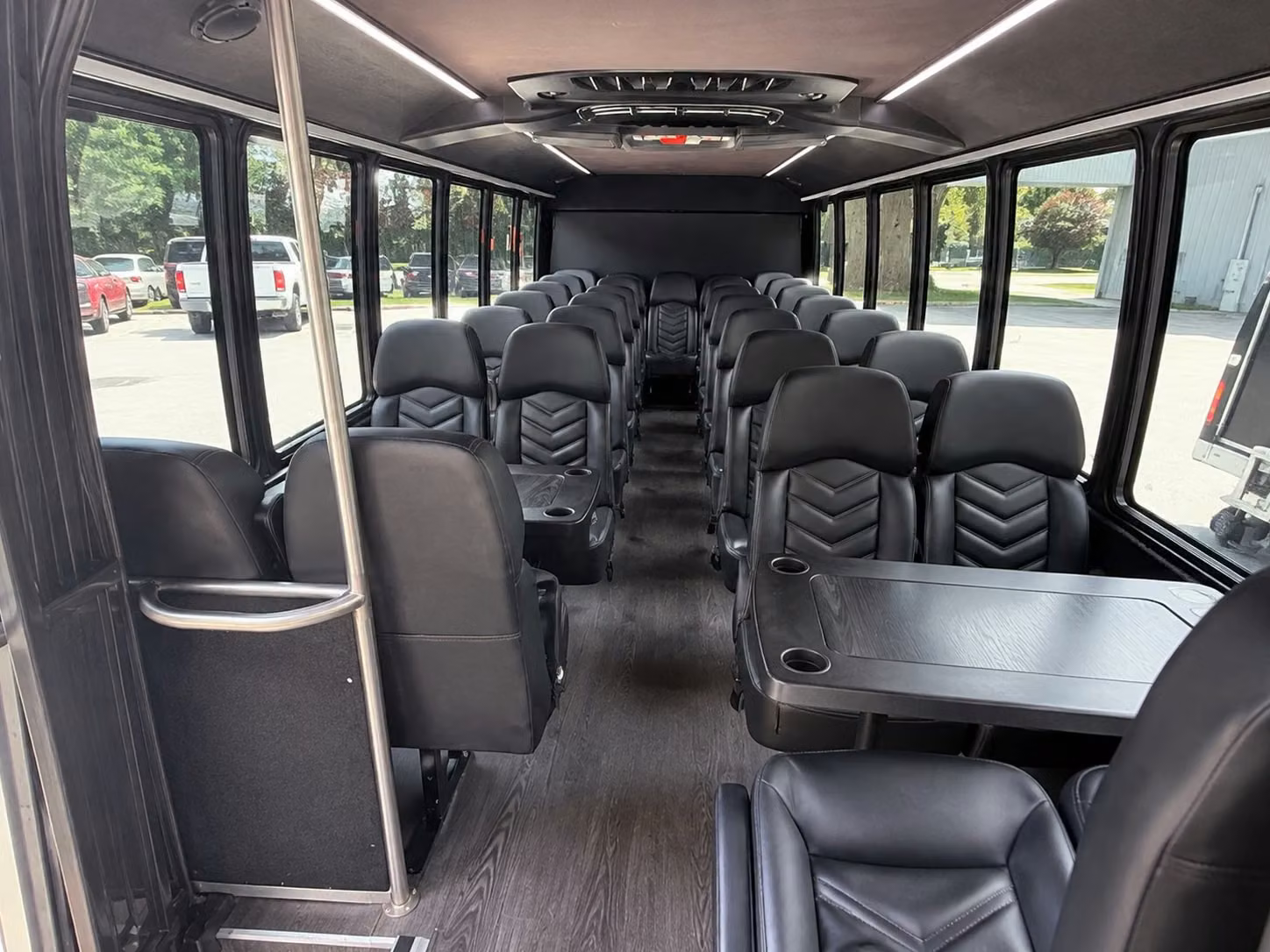 15 passenger minibus inside