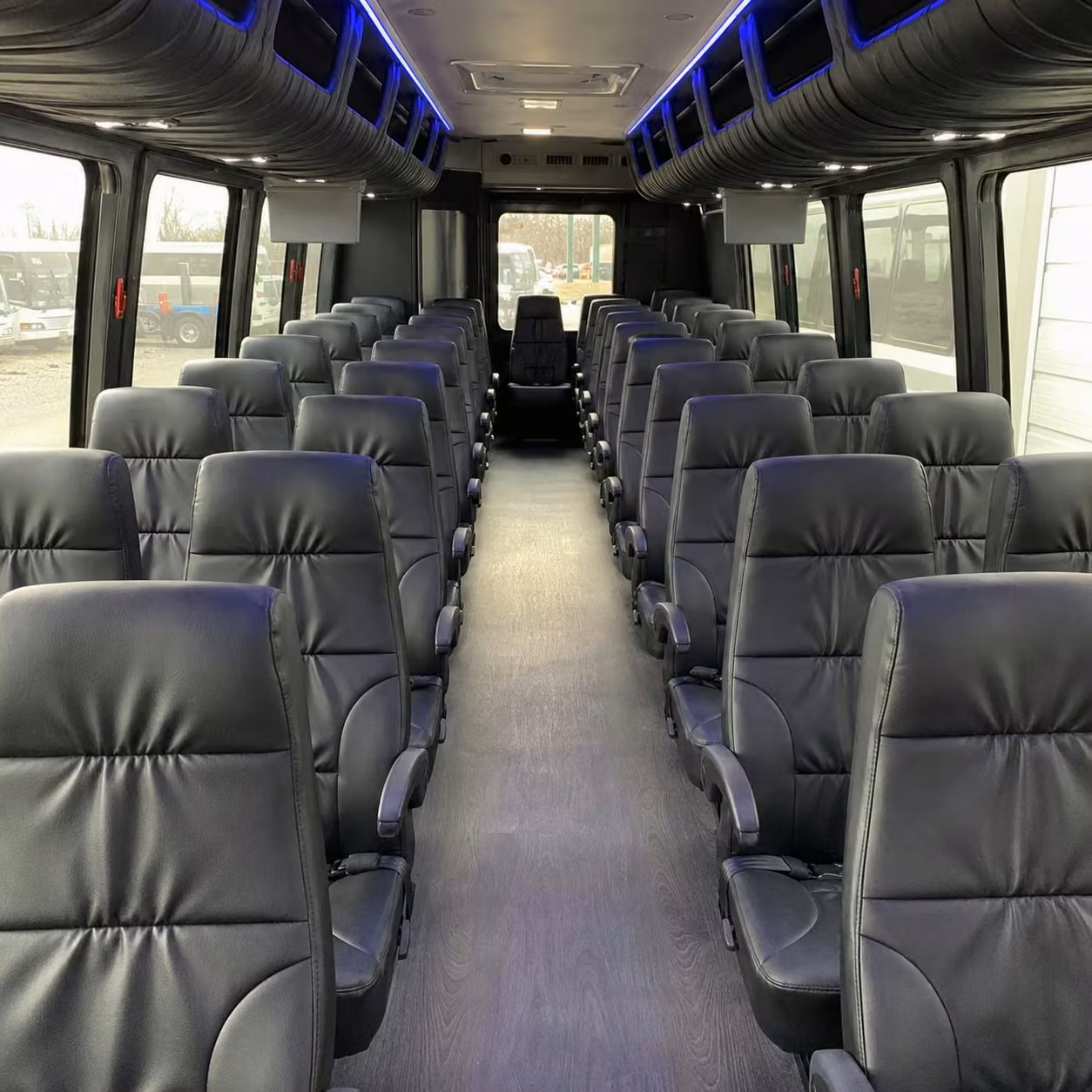 30 passenger minibus inside