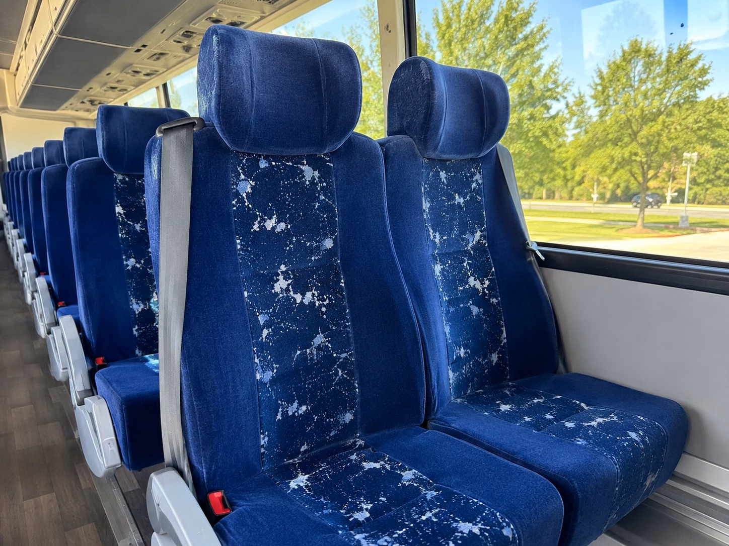 cedar park charter bus interior